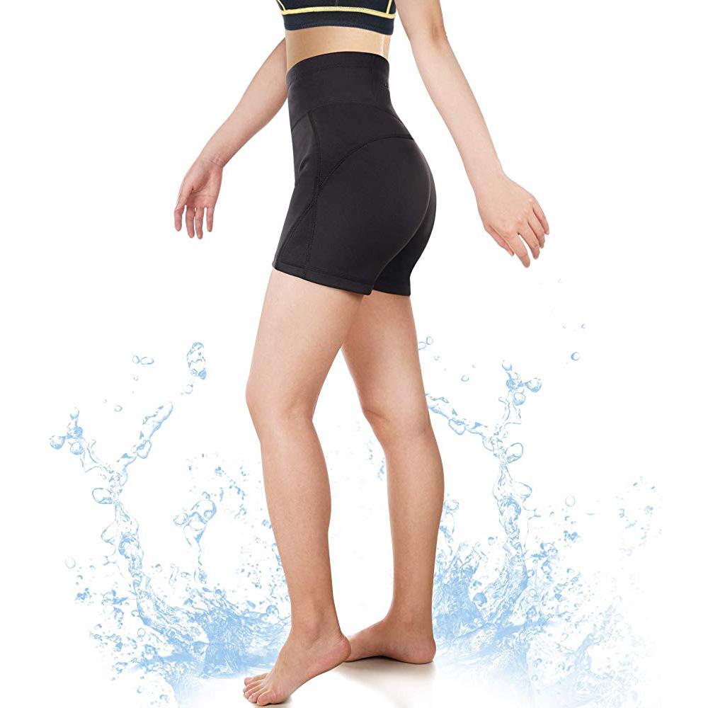 Women Short Wetsuit With Back Zipper Pocket - Nebility