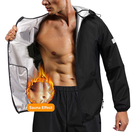 Nebility Hot Sauna Hoodies For Men Sweating Suit